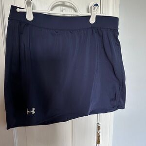navy under armour athletic skirt
